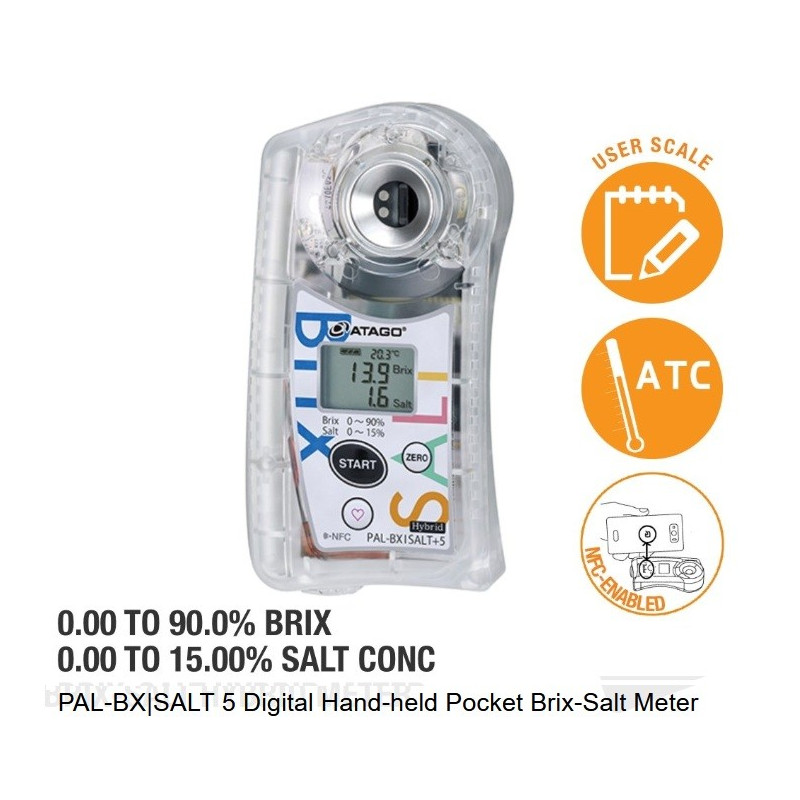 PAL-BX-SALT+5 Brix-Salt Meter