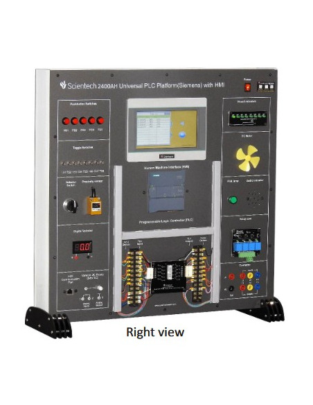 Scientech 2400AH/BH/CH Plataforma PLC universal (SIEMENS) con HMI