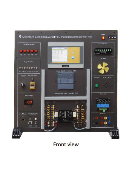 Scientech 2400AH/BH/CH Plataforma PLC universal (SIEMENS) con HMI