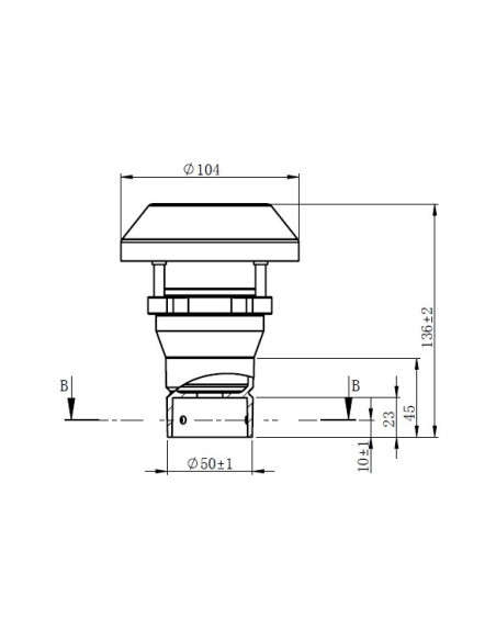 AO-120-09 Sensor ultrasónico de dirección de velocidad del viento