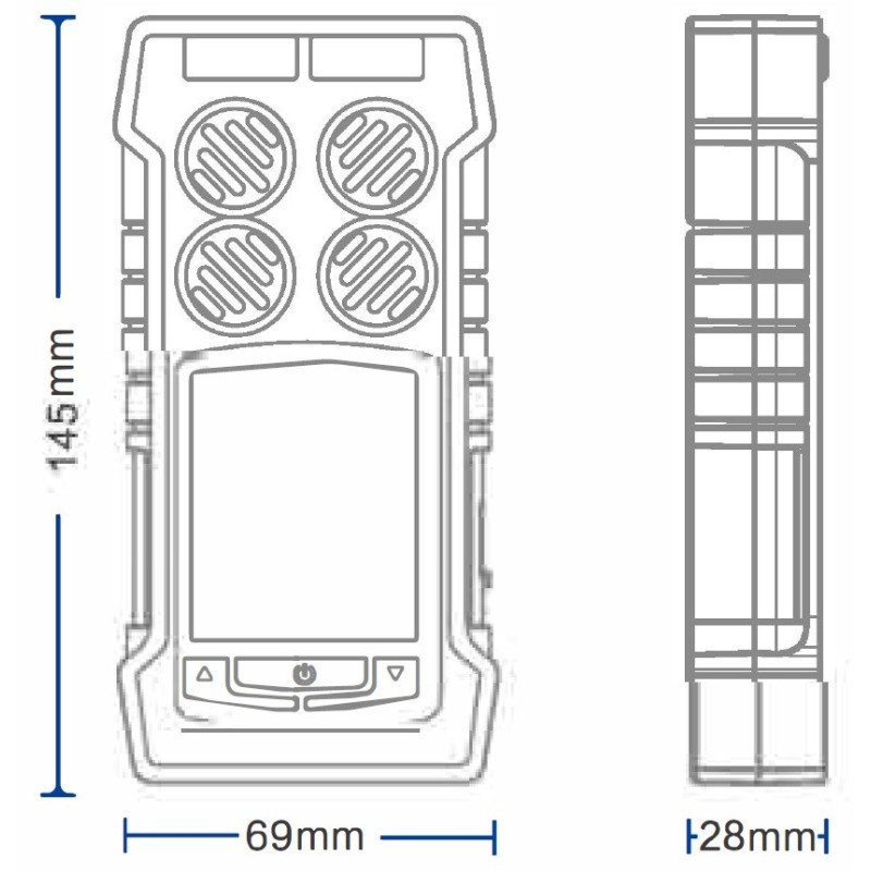 AO-BH-4s Multi-Gas Detector