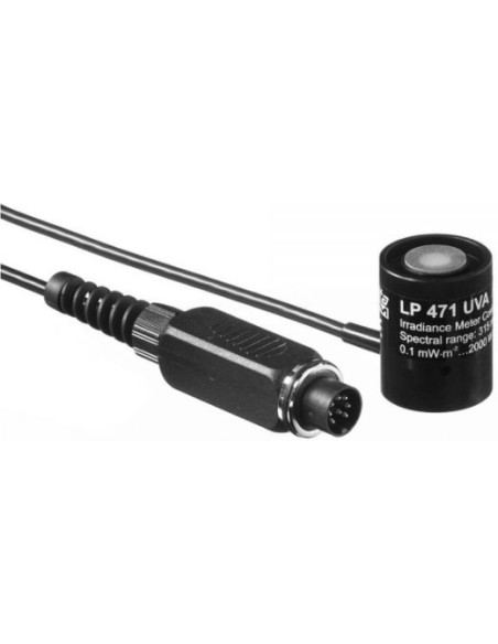 Sonda radiómetro para iluminancia en espectro UVA 315nm a 415nm