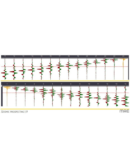 MAE X824S Sismógrafo 24/96 canais - 24 bits
