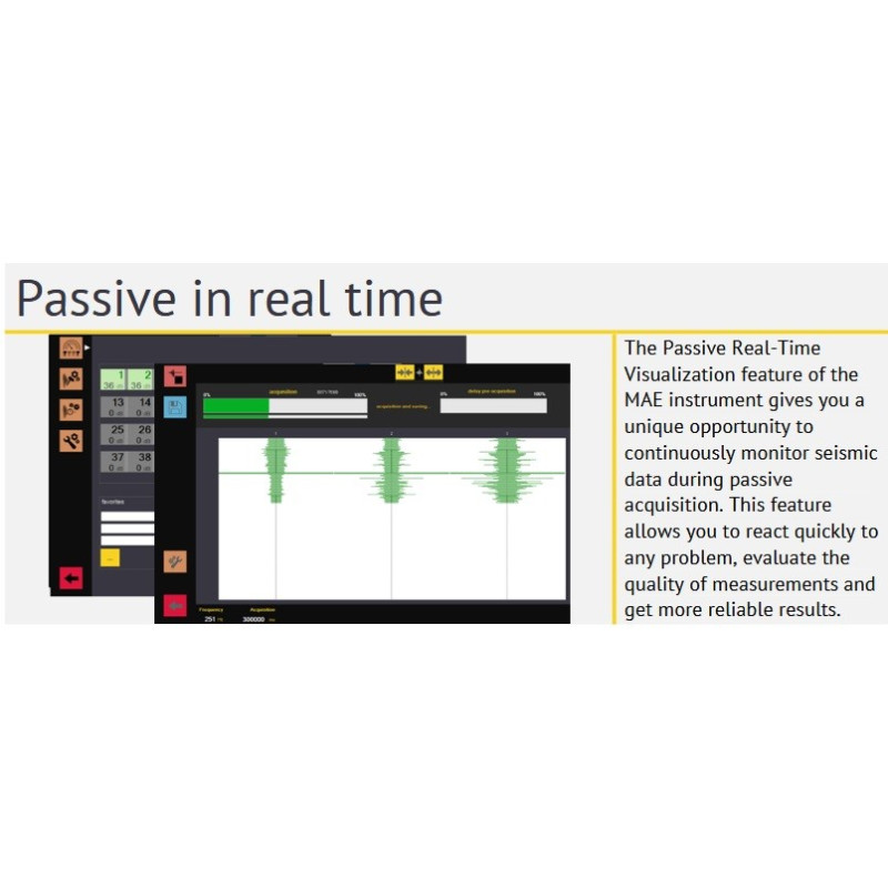 MAE X824S Sismógrafo 24/96 canais - 24 bits