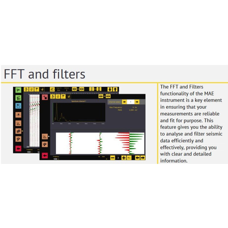 MAE X824S Sismógrafo 24/96 canais - 24 bits