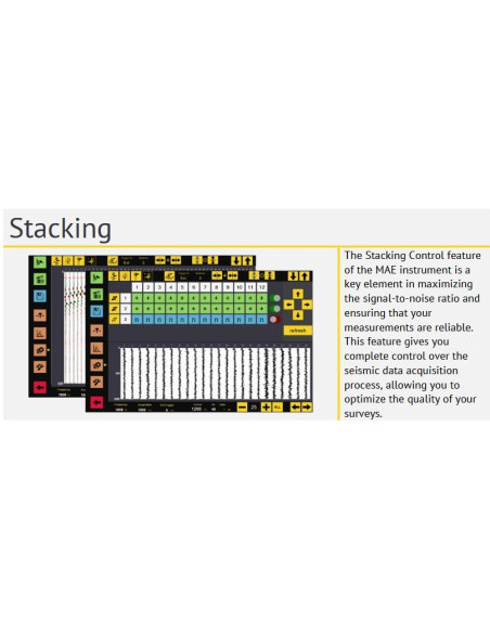 MAE X824S Sismógrafo 24/96 canais - 24 bits