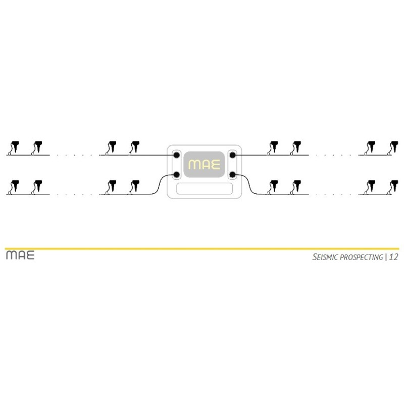 MAE X824S Sismógrafo 24/96 canais - 24 bits