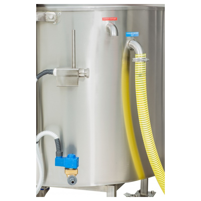 Pasteurizador de leite, queijo e iogurte FJ200-OTF (sistema aberto, 400 V)