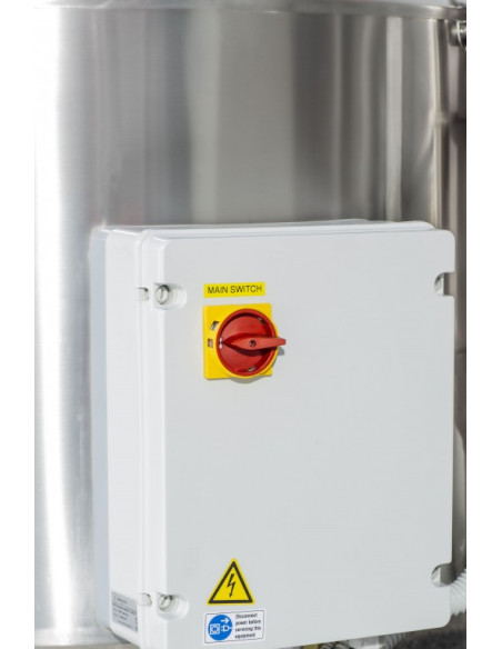 Pasteurizador de leite, queijo e iogurte FJ300-СT (tipo fechado, 400 V)