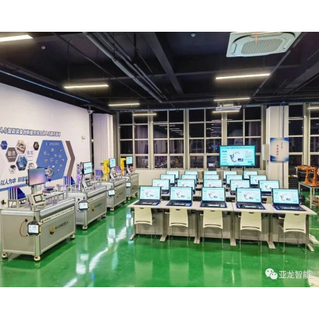 Estação de trabalho de formação de robôs industriais W-3 de 6 eixos