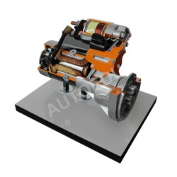 AE410071M Motor de arranque com engrenagens de redução cutaway Treinador Educativo 2