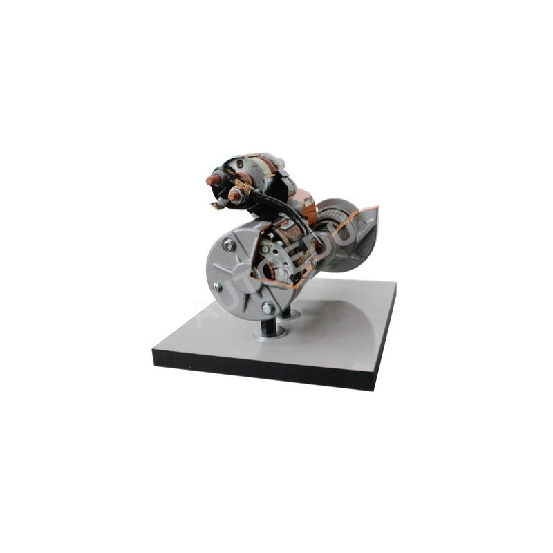 AE410071M Motor de arranque con engranajes reductores, corte transversal, entrenador educativo