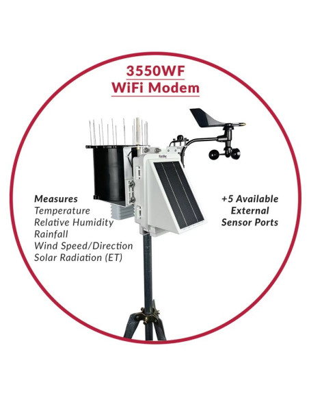 3550WF Estação ET sem fios WatchDog, Wi-Fi - Portas estendidas