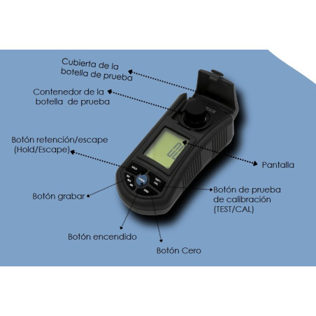 MRC TU-2016 Medidor de Turbidez - Kit Completo