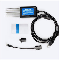 AO-MKM23R Medidor de Temperatura, Humedad, CE, pH y el NPK del suelo (Salida de señal USB) 2