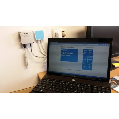 P8652 Web Sensor with PoE - two channels with binary inputs