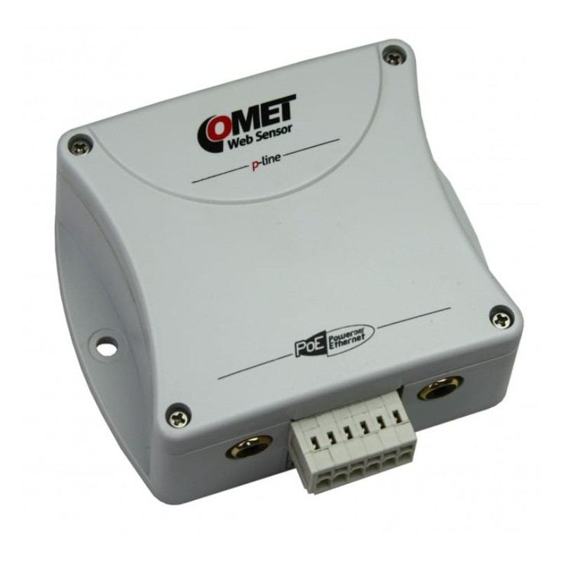 P8652 Sensor web con PoE: dos canales con entradas binarias