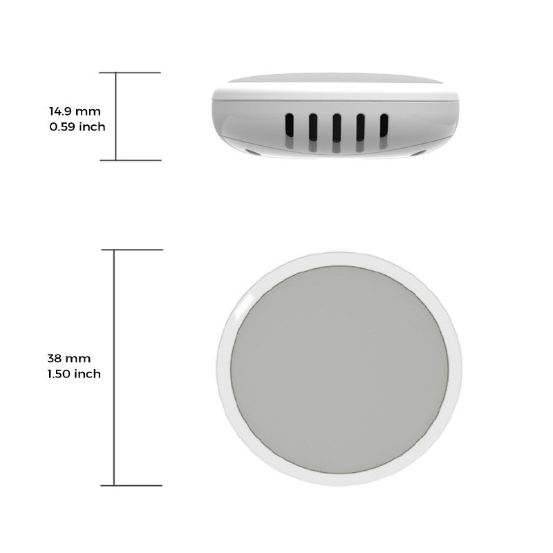 Disc Maxi Temp com alertas - Sensor de temperatura e registador habilitados para Bluetooth