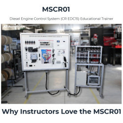 AutoEDU MSCR01 Diesel engine control system CR/EDC 15 Educational Trainer 2
