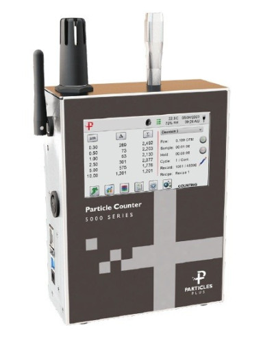 5501P Remote Particle Counter (0.3 – 25 µm @ 0.1 CFM with internal pump)