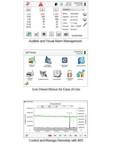 5501P Contador de Partículas Remoto (0.3 - 25 µm @ 0.1 CFM con bomba interna)