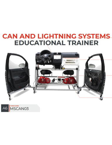Instrutor Educativo de Sistemas CAN e Lightning MSCAN03
