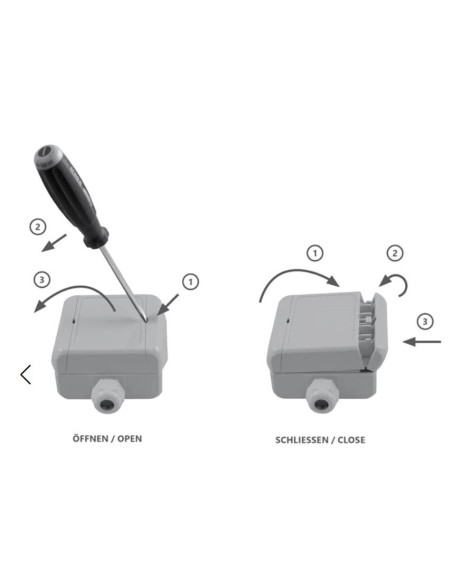 FS1309 Transductor de Oxígeno O2, salida digital Modbus RTU