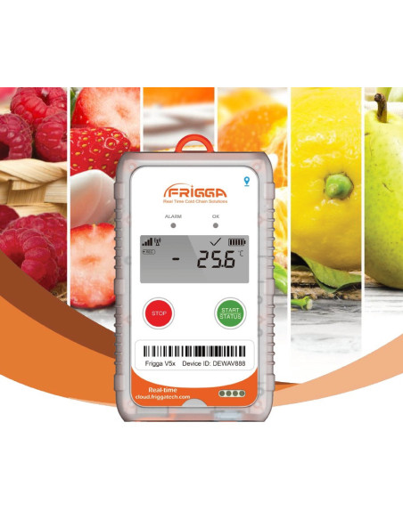 Registador de Dados de uso único: Frigga V5B