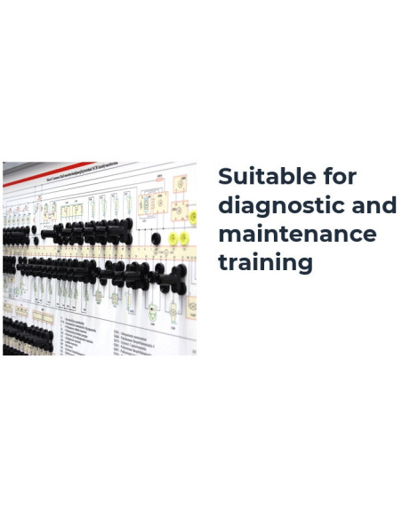 MVCR05 Treinador educacional de motor diesel com CR (common rail), AD Blue EURO 6