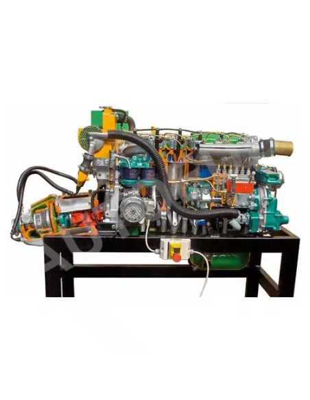 AE47940E/6 marine inboard diesel engine cutaway 4/6 cylinders