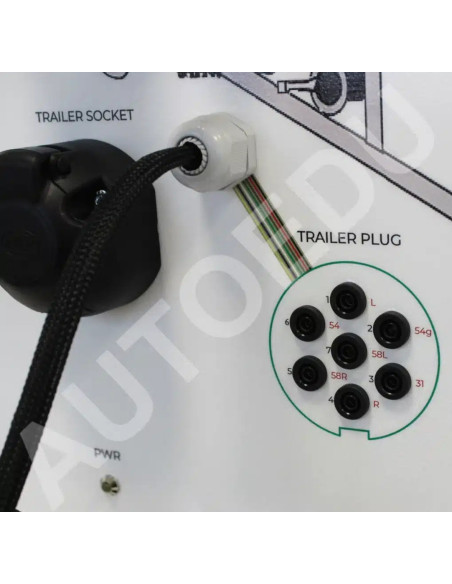 MSASTR01 Entrenador Educativo de Cableado de Remolque para Automóvil | AutoEDU
