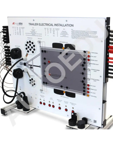 MSASTR01 Entrenador Educativo de Cableado de Remolque para Automóvil | AutoEDU