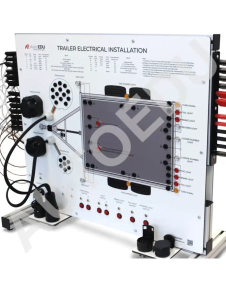 MSASTR01 Entrenador Educativo de Cableado de Remolque para Automóvil | AutoEDU