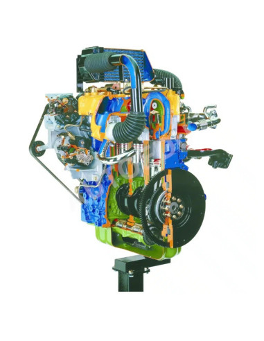 AE36010E motor turbodiesel CR em corte | AutoEDU