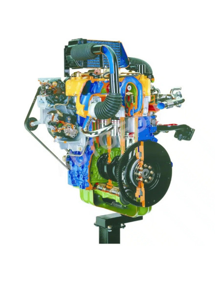 AE36010E motor turbodiesel CR em corte | AutoEDU
