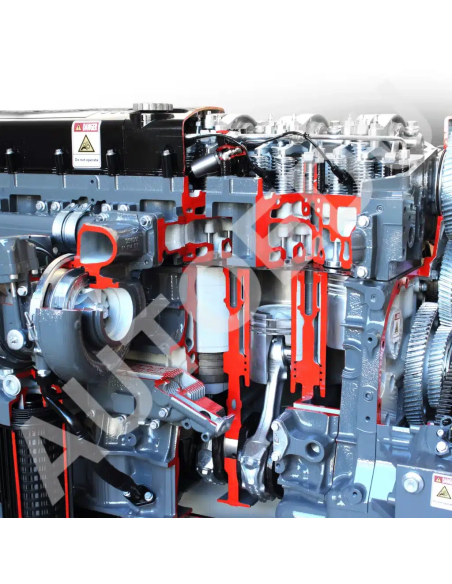 AE36083E Iveco diesel engine cutaway AutoEDU