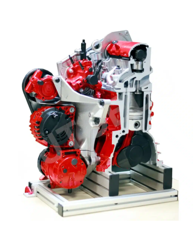 IVOD01-CR01 half cutaway diesel engine AutoEDU