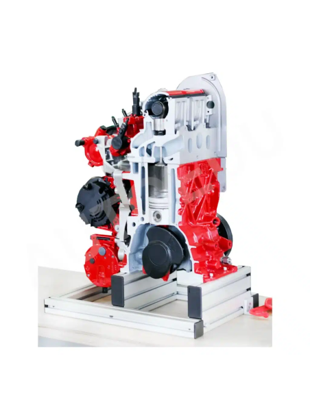 IVOD01-CR01 half cutaway diesel engine AutoEDU