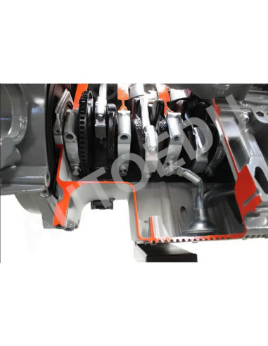 AE36017E motor diésel CR con caja y diferencial