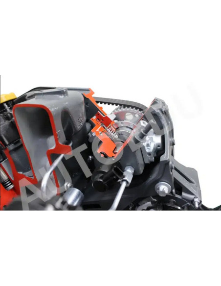 AE36017E diesel CR engine with gearbox and differential