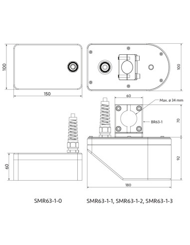 SMR63 radar flow velocity meter | AQUAS
