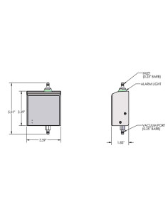 9510 remote airborne particle counter Particles Plus 2