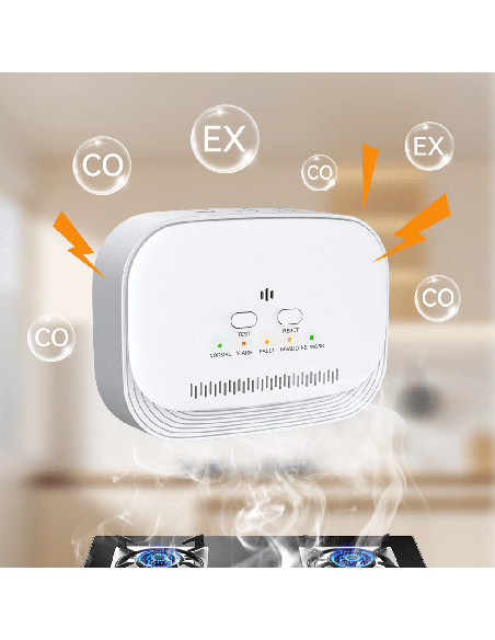 BH-H9 alarme domestico de gas com sensor laser