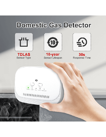 BH-H9 alarma domestica de gas con sensor laser
