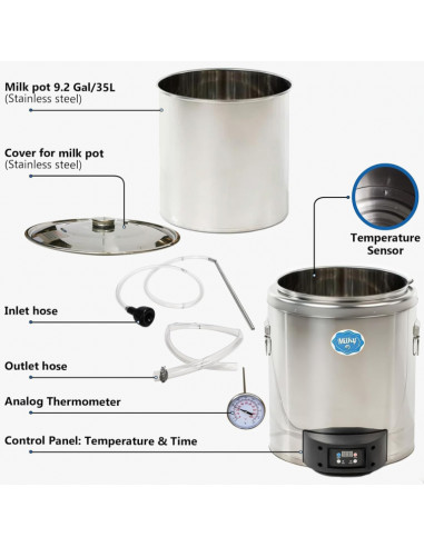 Milky FJ 30 230V milk pasteurizer and yogurt machine