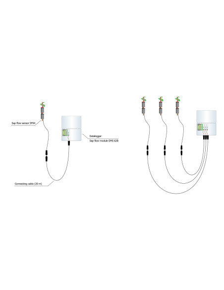 EMS62 sistema de fluxo de seiva para arvores