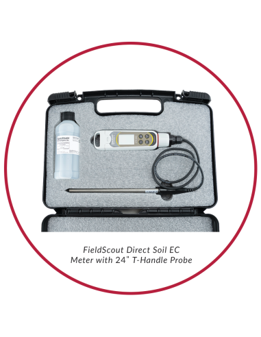 2266FS medidor CE suelo FieldScout con sonda 8