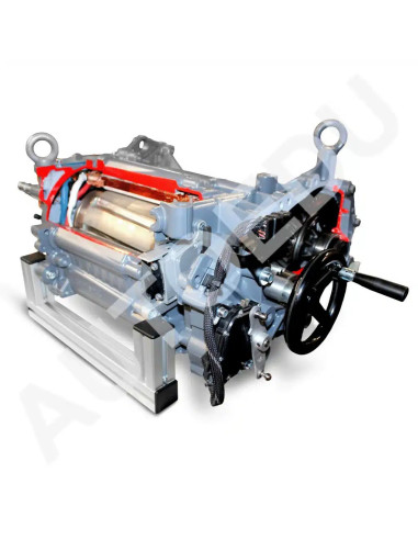 AERZ65 EV Junction Box and Motoreducer Cutaway Model
