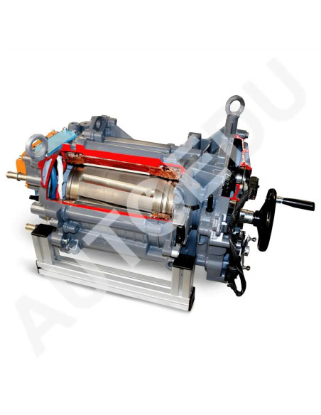 AERZ65 EV Junction Box and Motoreducer Cutaway Model