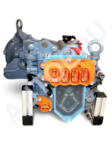 AERZ65 Caja de conexiones y motoreductor eléctrico seccionado
